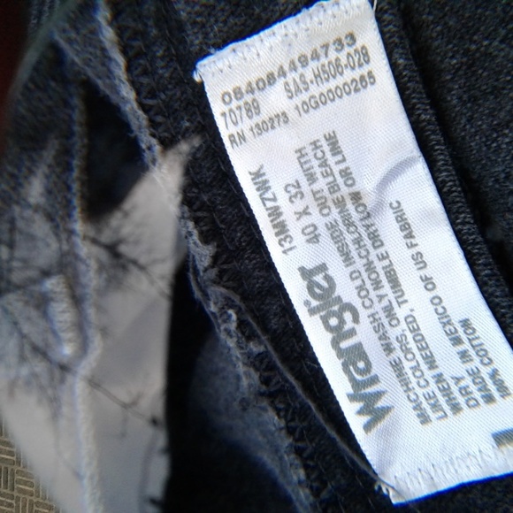 Men's faded black  size 40-32 good condition wranglers - Picture 7 of 11